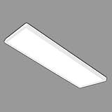 BRILONER Leuchten - Deckenlampe LED, LED Panel Ultra Flach, Backlighteffekt, neutralweißes Licht, 3.000 Lumen, Weiß, 580x200x30mm (LxBxH), 7402-416