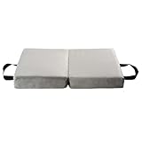 Zqkimzi Kniepolster, extra dickes Schaumstoff-Kniekissen, faltbar, Garten-Kniepolster, Knieschoner mit Griff, weiche Schaumstoff-Kniematte für Komfort bei langen Knienzeiten