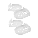 OSALADI 4 Stück Teiliges Kleine Wandhalterung aus Robustem Kunststoff Schwebendes Regal zur Sicheren Befestigung von Überwachungskameras Einfache Montage ohne Bohren Rückstandsfrei