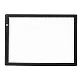 Asyduey Diabetrachter, Ultraschmal, A4-Größe, 3 Helligkeitsmodi, APP-Bearbeitung, Weiche LED, USB-Betriebener Diascanner für Filmnegative