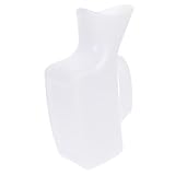 CALLARON Urinal für Frauen Urinflasche für Patienten Urinal -Topf Urinalbecken behälter Urinal für Krankenhauspatienten Urinal Uriniergerät für Frauen Urinalflasche Plastik Weiß