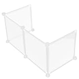 UKCOCO Trennwand für Schreibtisch 60x30x30cm Transparente Kunststoff Partition als Spuckschutz Universeller Tischteiler für Büro und Schule