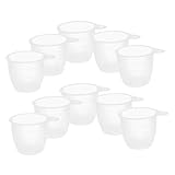 STOBAZA 10 Stück Teiliges Transparentes Messbecher Reiskocher Präzise Messung von Reis und Flüssigkeiten Leicht und Vielseitig für Kochen Suppen für Zuhause und Outdoor einsatz