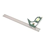 Operitacx Kombinationswinkel Verstellbarer für Holzarbeiten Präzises Messen und Markieren von Winkeln für und Außenprojekte