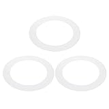 PATIKIL 5.9' ID 8.1' OD Plastik Blende 3 Stück Deckeneinbauleuchten Goof Ringe Mattes Rundes Lichtabdeckung Leuchten Für Decke Wand Einbauleuchten Downlights Transparent Matt Weiß