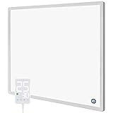 Hocosyme Infrarotheizung 400 Watt mit Thermostat | Infrarotheizung Wandmontage für 5-13 m² | Elektroheizung mit Überhitzungsschutz | Touch-Thermostat | TÜV & 10 Jahre Garantie