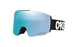 Oakley Fall Line M OO7103 Factory Pilot Black/Prizm Snow Sapphire Iridium Skibrille für Herren und Damen + Paket mit Designer-iWear Brillen-Set