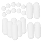 Mobestech 10 Satz Wc-sitz Dichtung Bidet-aufsätze Toilettensitzkissen Zubehör Für Toilettensitze Toilettenstoßstangen Toilettenaufstieg Wc-abstandshalter Toilettensitzheber Weiß Eva