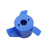 Propeller-Set mit 3 Klingen, 60 mm, für 28 mm externen Rotormotor – rechte und linke Hand Unterwasser-Thruster-Requisiten für RC-Boote und RC-U-Boote (Farbe: Linkshänder)