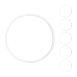 Garneck 6 Stück Auslaufsichere Silikon Dichtungsringe für Wasserfilter Verschleißfeste Dichtungen mit Temperaturbeständigkeit Kompatibel für Haushalts und Industrie Wasserfiltersysteme