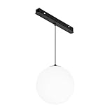 Maytoni Schienenleuchte Luna Glas Schwarz LED 350lm 2700-6000K CRI 90 Industrial Stil Modern Wohnzimmer Schlafzimmer Küche