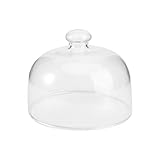 Kuchen Glasglocke Glas Käseglocke Kuchenglocke Tortenplatte Haube Glaskuppel Torten Glashaube Käseplatte Tortenglocke Lebensmittel Abdeckung Deckel für Patisserie Cover