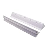 GARIOUANS 2 Stück Teiliges Solarpanel Halterungsset aus UV Beständigem Abs Kunststoff Wasserfestes Solar Montagegestell für Wohnmobile Boote und Flachdächer Einfache Installation Langlebig