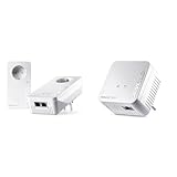 devolo Magic 2 WiFi Next Starter Kit, WLAN Powerline Adapter -bis 2.400 Mbit/s & WLAN Powerline Adapter, Magic 1 WiFi Mini Erweiterungsadapter