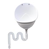 Tuxxjzm Einfaches Urinal, Urinal ohne Wasser - Außentoilette mit Umsteller für Urinal, bequemes Urinal ohne Wasser, Urinalumsteller mit Wandmontage, Urinale für Camping im Freien WC