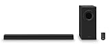 Panasonic SC-HTB490 Soundbar 320 W, Surround 2.1, Bluetooth, Wireless-Subwoofer, HDMI-ARC, Wandmontage, Fernbedienung, Audio-Modus, Schwarz