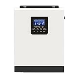 PSMPENG 3KW 24V 230V Offgrid Solar Inverter DC zu AC Konverter Arbeiten mit Batterien Mit 80A MPPT Solar Controller Wi-Fi Monitor Energiesparende und langlebig