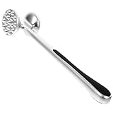 Holibanna Fleischklopfer Edelstahl Doppelseitig mit Nägeln Fleischhammer Küchenwerkzeug rutschfest Langlebig und Leicht zu Reinigen für Steak Schnitzel Rind und Schwein