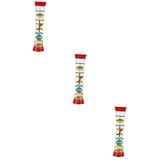 Abaodam 3 Stück Rainphone Babys Rhythmus Shaker Spielzeug Vorschulmusikspielzeug Pädagogisches Musikspielzeug Rainmaker Spielzeug Handklingel Spielzeug Rainstick Regengeräusche