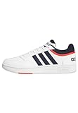 adidas Herren Hoops 3.0 Low Classic Vintage Shoes Schuhe, Cloud White/Legend Ink/Vivid Red, 44 2/3 EU