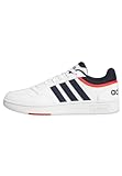 adidas Herren Hoops 3.0 Low Classic Vintage Shoes Sneakers, Ftwr White Legend Ink Vivid Red, 41 1/3 EU