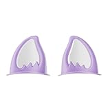 Hutohren für Motorrad – Kätzchenohr-Zubehör, 1 Paar kreative Katzenohren-Hartschalen-Aufkleber, zum Abziehen und Aufkleben, für Skimützen, selbstklebend für Damen, Herren, Kinder