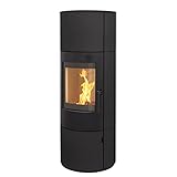 Kaminofen München XL Stahl (Schwarz)