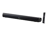 SHARP HTSB107 2.0 Soundbar 90W (USB, Bluetooth, HDMI, Optisch, AUX-In (3,5mm), Breite: 65cm), schwarz