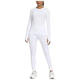 Bgvowivh Thermounterwäsche Damen Set, Warm & Atmungsaktiv Skiunterwäsche Winter, Funktionsunterwäsche mit Innenfleece für Sport Alltag