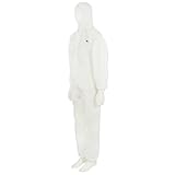 3M Deutschland GT 4520L Schutzanzug Typ 5/6 Größe L, Weiß / Grün