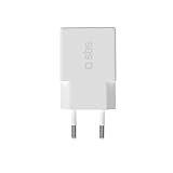 SBS Extra Slim GaN Charger Netzteil 30W USB-C, GaN Technologie, Power Delivery PD 3.0 PPS, Schnellladung, USB C Ladegerät, Ladegerät für iPhone, Samsung, Tablet, Slim Design, Weiß