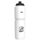 Polisport 8649100008 - R Collection Fahrradflasche Modell R1000 mit einem Fassungsvermögen von 1000 ml. BPA-freie Trinkflasche für Radfahrer in Weiss