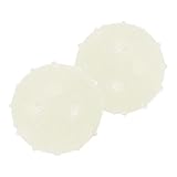 MOTHNUR 2 Stück Kleine Leuchtende Hundebälle aus Robustem Gummi Beißfestes Interaktives Kauspielzeug zur Beschäftigung und Natürlicher Instinkte Leicht zu Reinigen Langlebig