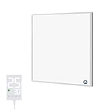 Behaglich Infrarotheizung 800 Watt mit Touch-Thermostat - Energiesparend & Geräuschlos - Wandmontage - 1-3 Min. auf Betriebstemperatur bis 120°C - TÜV Geprüft - 𝟭𝟬 𝐉𝐀𝐇𝐑𝐄 𝐆𝐀𝐑𝐀𝐍𝐓𝐈𝐄