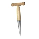 iplusmile Dibber Mit Holzgriff Professionelles Pflanzwerkzeug Zum Säen Und Umpflanzen Von Blumenzwiebeln Und Samen Langlebig Und Ergonomisch Für Hobbygärtner