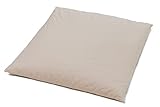 GIRAFFENLAND Kissen 40 x 40 - Bio-Hirsekissen 40x40cm, Bio-Perkal + Bio-Hirseschalen + zus. Inlett