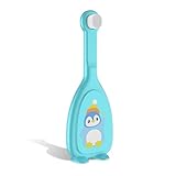 mophrati Silikon Weicher U förmiger Zahnbürstenmund U Typ Kinder Doppelseitige Zähne Säuglingsreinigungstraining Rutschfeste Reise, Grün