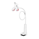 ultitasking auf einer Ebene s - Flexible Handyhalterung mit Universalklemme für Nachttisch und Schreibtisch | Verstellbarer Schwanenhals für stabile Montage über Kopfteil, ideal für Vision co