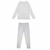 ZDSUHYIW Thermounterwäsche Herren Baumwolle Thermounterwäsche Winter Skiunterwäsche Atmungsaktiv Funktionswäsche Warme Thermo Unterwäsche Winterunterwäsche-Set Für Herren