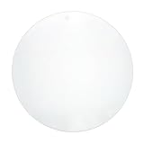 Sosoport Couchtisch Aus Glas Als Schreibtisch Kleiner Runder Couchtisch Runder Glastisch Tischglas Gehärtetes Glas Transparent