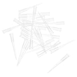 HORIALENCE 100 Stück Blumen Schlamm Halter trockenblumen blumenvasen Blumensteckmasse Blumenarrangements mikrolandschaft Stielhalter für Blumen Mikropipette Plastik Transparent