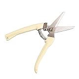 BAZEITFLOW Hochleistungs Gartenschere aus mit Ergonomischem Griff Einhändig Bedienbar Große Schnittkapazität für Rechts und Geeignet zum Beschneiden von Rosen Gemüse und Bonsai