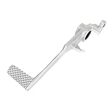 AWCSXE Pedal Schalthebel Arm Silberner Hinterradbremshebel für Motorrad für YZF-R6 2006-2010 2006 2007 2008 2009 2010