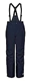 killtec Jungen Funktionshose/Skihose mit abzippbarem Latz KSW 79 BYS SKI PNTS, dunkelnavy, 128, 37310-000