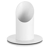 KOMUNJ Kerzenständer Kommunionkerze, 4 cm Weiß Kerzenständer aus Metall,für Taufkerze Taufkerzenhalter Taufkerzenständer Stabkerze Kerzen Weiß