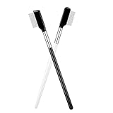 2 Stück Metall Wimpernkamm Augenwimpern Trenner Augenbrauenbürste Wimpern Pinsel Mascara Applikator Wimperntrenner Werkzeug Zähne Pflege Pinsel für Mädchen Frauen