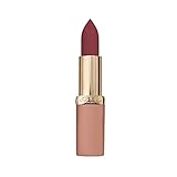 L'Oréal Paris Color Riche Ultra Matte Free the Nudes 06 No Hesitation, farbintensiver Lippenstift im zarten Nude-Ton, ultra-mattes Finish