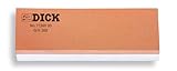 F. DICK Abziehstein für Messer (Schleifstein 360 und 1000 Körnung, 20x5x2,5 cm, Unterlegplatte, Winkelhalter) 71360000