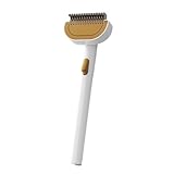 Haustierbürste – Fellpflegekamm für Katzen, selbstreinigender Haustierzupfer, Katzenbürste, lang- oder kurzhaarig, Haustierbedarf, Hundehaarkamm zum Entfernen von losem Fell, Kätzchen, Massage