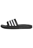 adidas Unisex Adilette Comfort Slides, Core Black / Cloud White, 44.5 EU